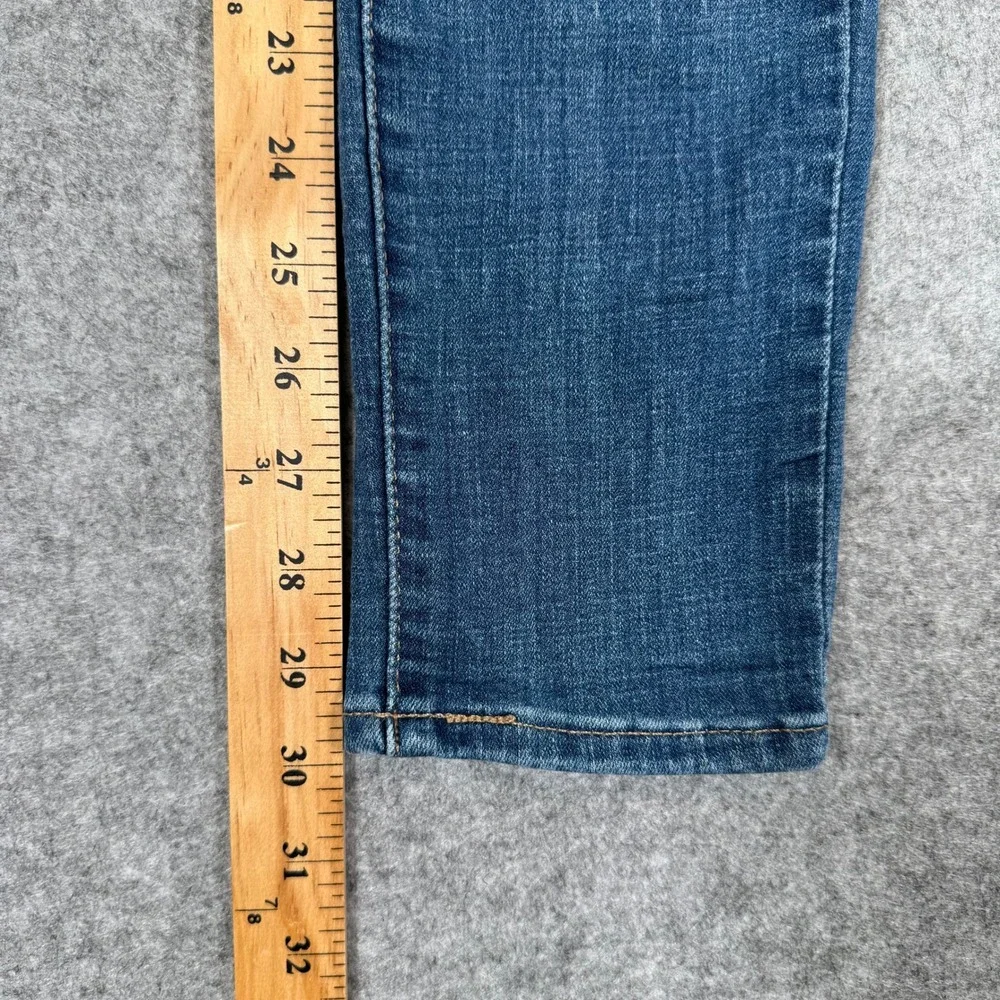 Levis 311 Shaping Skinny Jeans Womens 26 Blue Distressed Denim 19626-0387 L30 - Picture 10 of 11